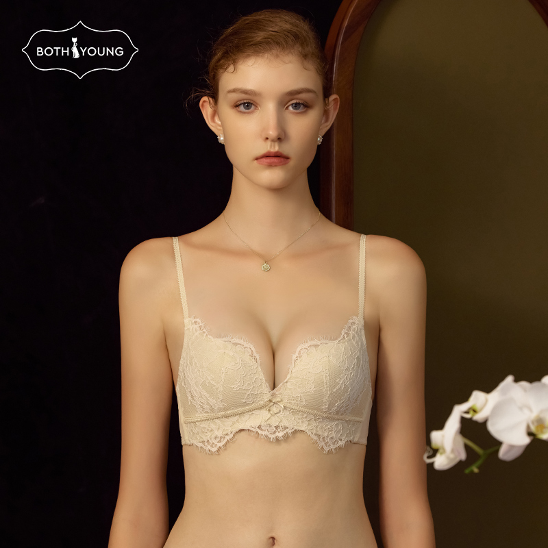 宝诗嫣法式深V聚拢内衣