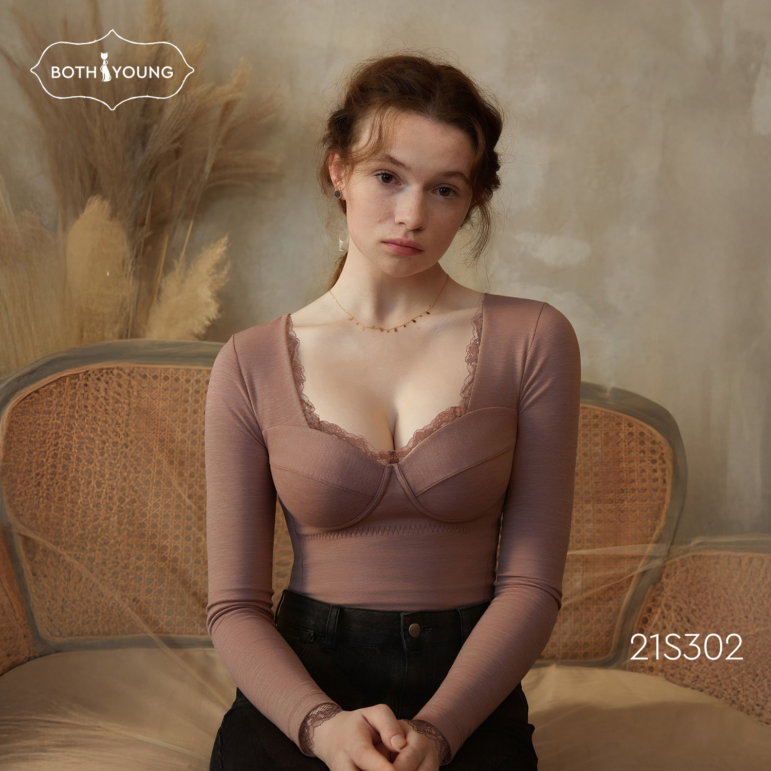 【品牌特惠】宝诗嫣德绒保暖内衣女带胸垫发热秋衣上衣内搭打底衫,女士内衣/男士内衣/家居服,保暖上装,淘宝优惠券,粉丝福利购,淘宝优惠卷