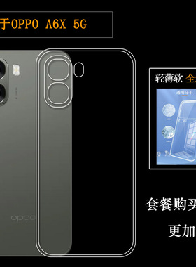 适用OPPO A6X 5G手机壳CPH2783/A6x 5G(India)/印度版防滑CPH2823塑料胶质外壳合身百搭裸壳可水洗简易装全新