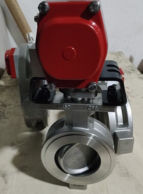 气动蝶阀D372F高性能双偏心对夹式蝶阀不锈钢316RPTFE耐磨四氟座