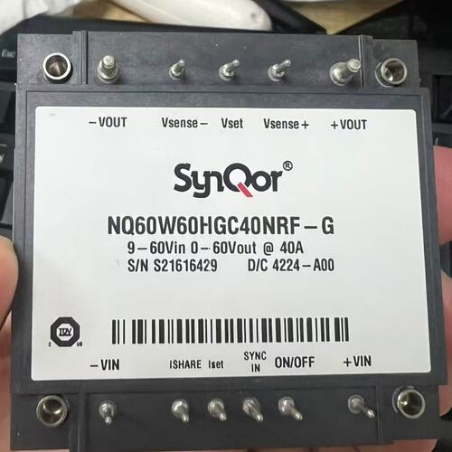 议价SynQor电源模块NQ60W60HGC40NRF-GNQ60W60HGC40NRFNQ60W60H