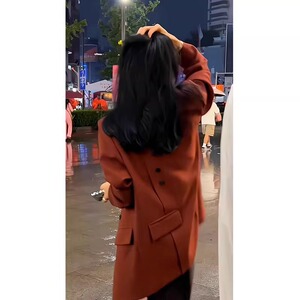 【送运费险】女2023秋季新款设计感小众西服港风复古西装外套
