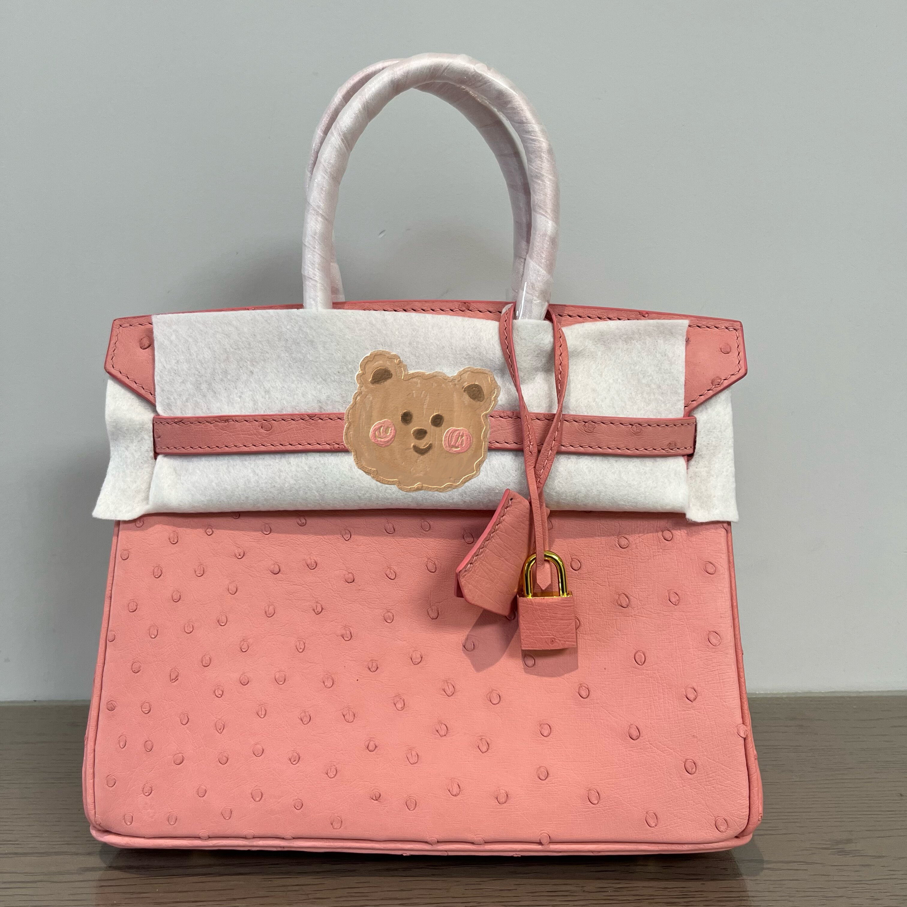 南非鸵鸟皮25cm铂金