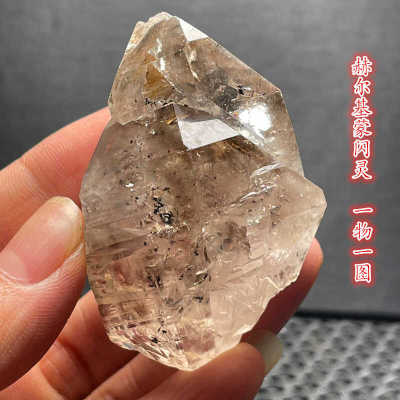 黑流沙六棱柱双尖水胆骨干原石