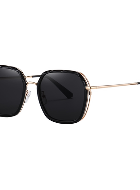 防紫外线防晒圆形墨镜时尚潮流女