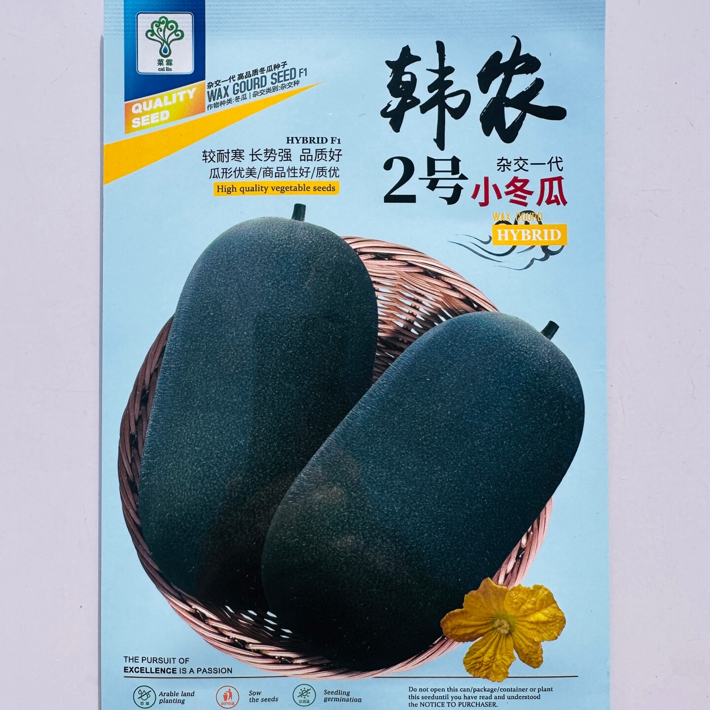 韩农2号黑皮小冬瓜种子抗病杂交早熟小冬瓜种籽农家春秋季播菜孑
