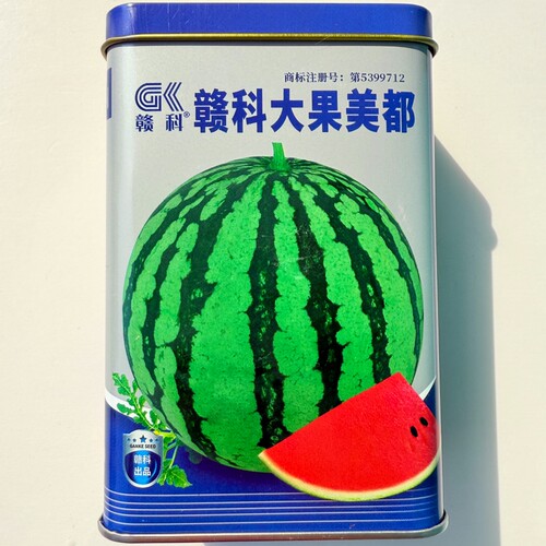 赣科大果美都西瓜种子杂交中早熟口感脆甜多汁农家春季播水果种子