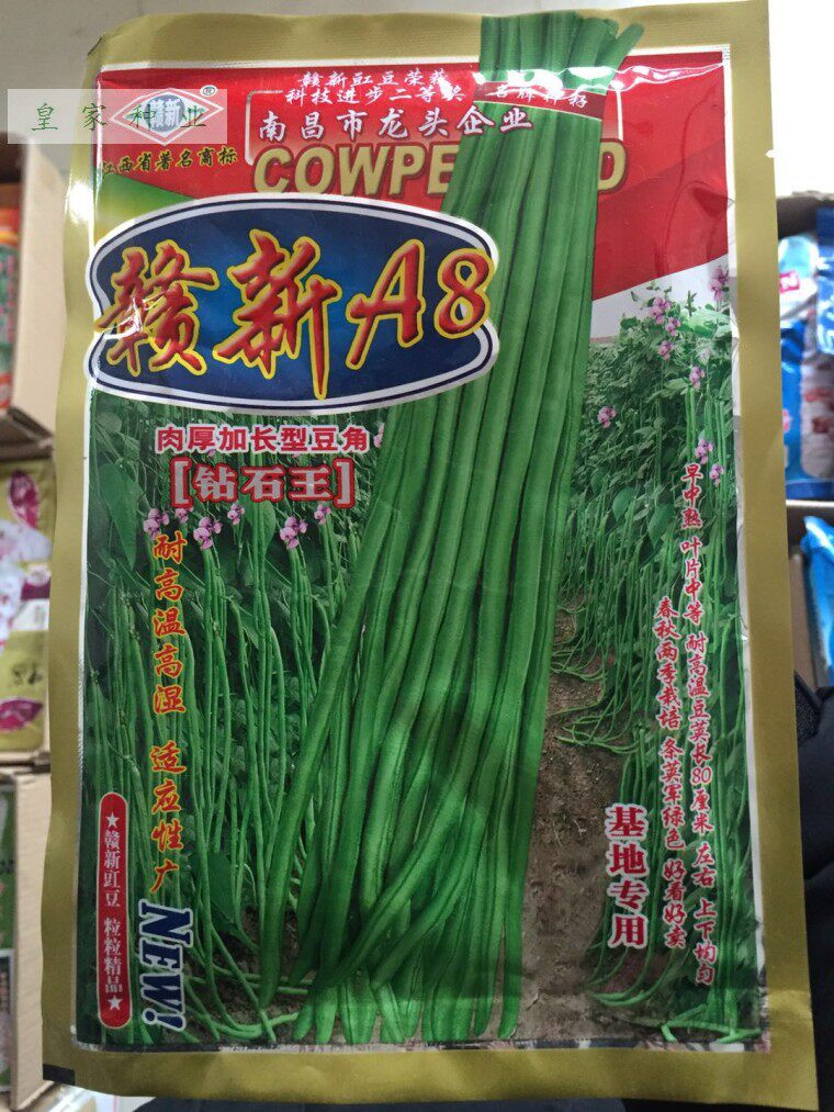 春秋播江西赣新A8长豇豆种子长豆角种子高产肉厚钻石王品质基地专