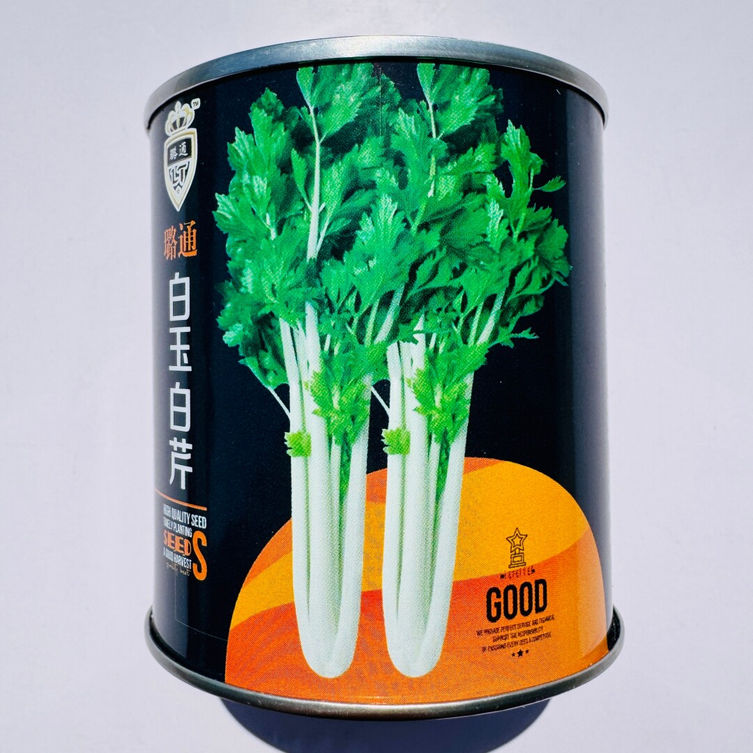 璐通白玉白芹菜种子抗病耐抽苔香味浓口感好芹菜种籽农家春秋季播