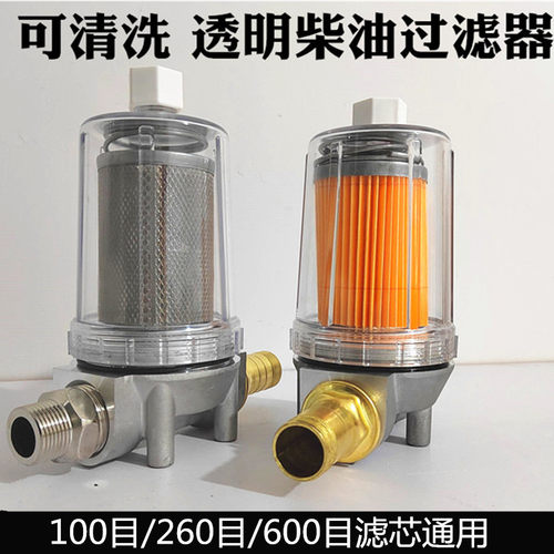 透明可见柴油过滤器可清洗滤芯