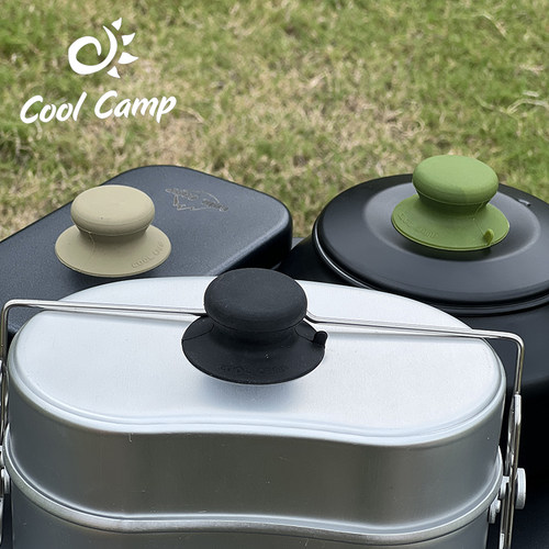 COOLCAMP锅盖把手柄硅胶吸盘支架