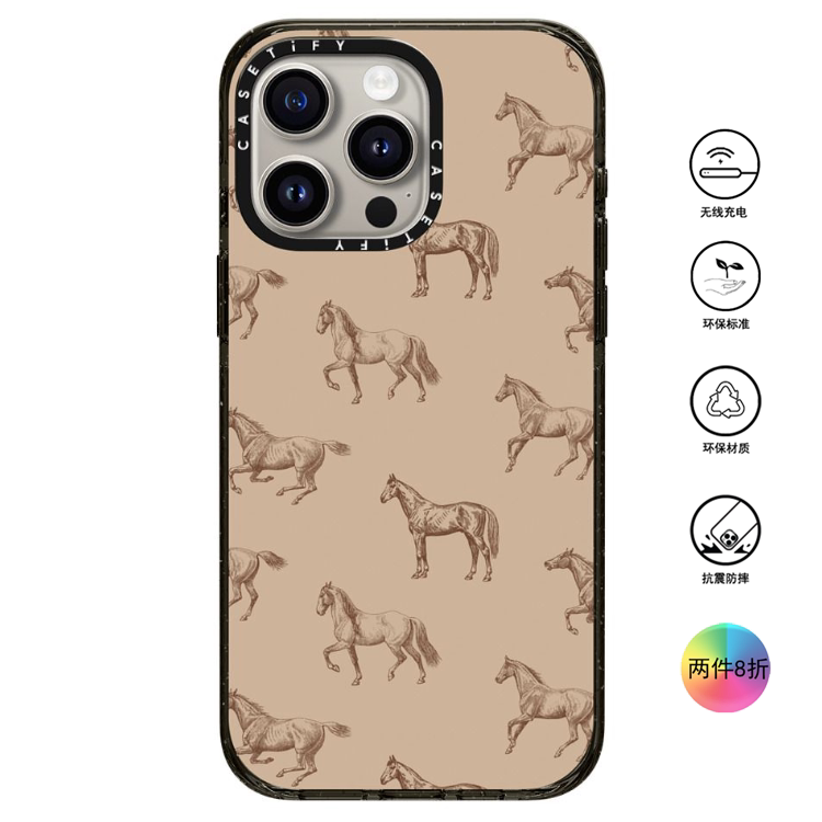 香港代购Casetify -Heritage Equestrian 适用苹果手机iPhone17/16/15/14/13/12/Pro/Max手机壳