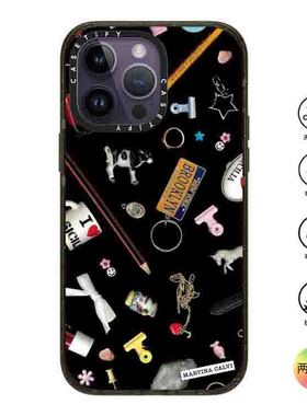 香港代购Casetify Girl Mess蝴蝶结牛牛适用iPhone16/15/14/13/12/Pro/Max手机壳