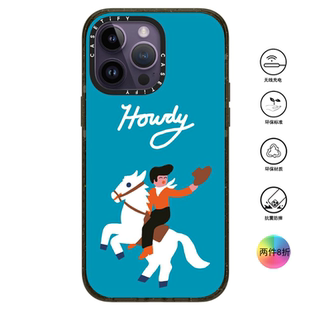 香港代购Casetify 牛仔-马 适用苹果手机iPhone17/16/15/14/13/12/Pro/Max手机壳