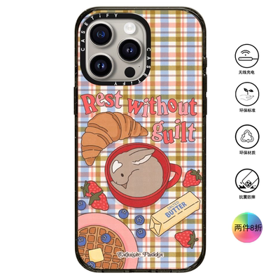 香港代购Casetify -Bunny 适用苹果手机iPhone17/16/15/14/13/12/Pro/Max手机壳