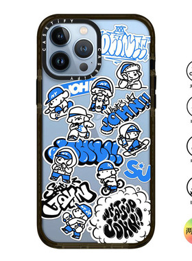 香港代购Casetify miniJOHN滑板狗狗适用iPhone14/13/12/Pro/Max手机壳