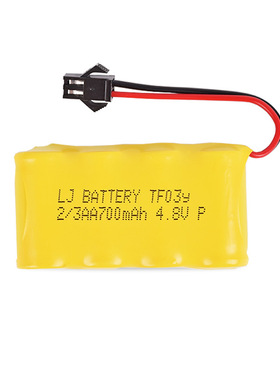 4.8v 700mAh 2/3充电电池 佳奇美致2318D 2320遥控变形车机器人
