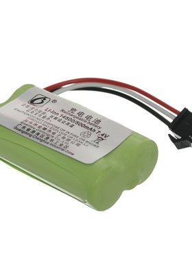 14500 7.4v 500mAh SM3P锂电池3针 胜雄威腾981A遥控特技车软弹枪