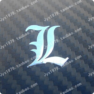 Death Note死亡笔记 logo L标志 手机/电脑  金属贴 动漫 周边