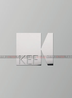 金属贴KEFDIY标志logo贴纸hifi贴