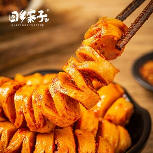 回乡寨子烤面筋宁夏清真食品烧烤味麻辣味爆辣味豆干素肉面筋30克
