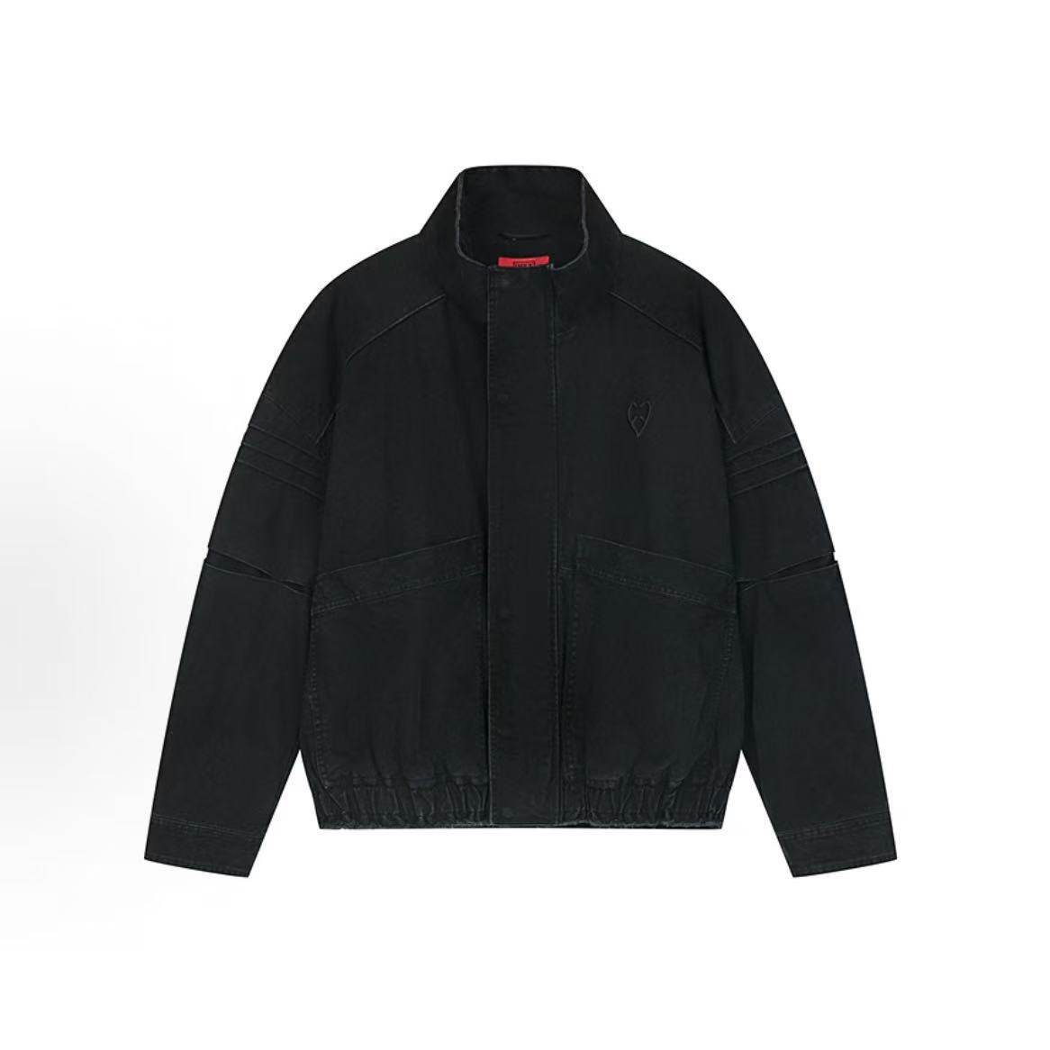 INXX 潮牌街头立领休闲做旧水洗长袖夹克 男女同款XRF3141556,男装,牛仔外套,淘宝优惠券,粉丝福利购,淘宝优惠卷