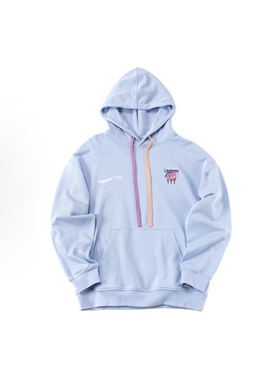 INXX Standby 彩虹渐变字母纯棉连帽宽松卫衣 男女同款XM94102706