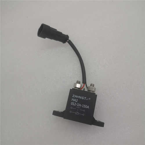 强磁灭弧汽车直流高压电磁继电器 DC12V24V 电机负载100A接触器