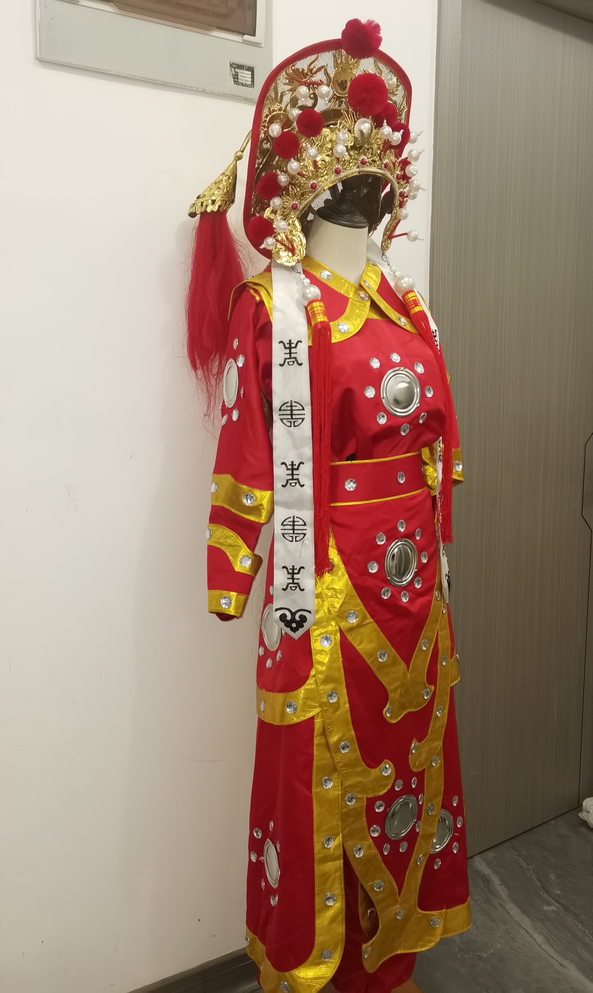 儿童成人豫剧花木兰衣演出服装穆桂英挂帅女将戏服谁说女子不如男图片