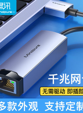 禄讯USB千兆百兆网卡USB转RJ45