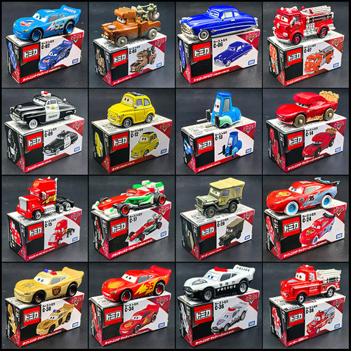 TOMY多美赛车送动员麦昆合金车模