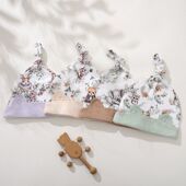 帽小小帽子月龄个婴儿胎帽月囟门到纯棉双层四季 外出无骨护可爱03