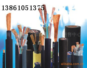 正品江南五彩牌国标 YC3*10+1*6平方三相四线加厚型橡套软电缆