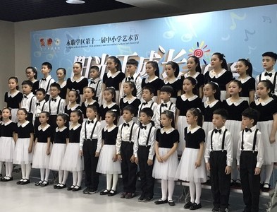 六一儿童合唱服装演出服男女童礼服中小学生表演朗诵纱裙大合唱团-封面