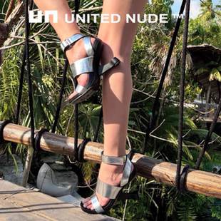 Eamz 女鞋 UNunitednude2025春夏新品 Hana异型高跟鞋 露趾时尚 凉鞋