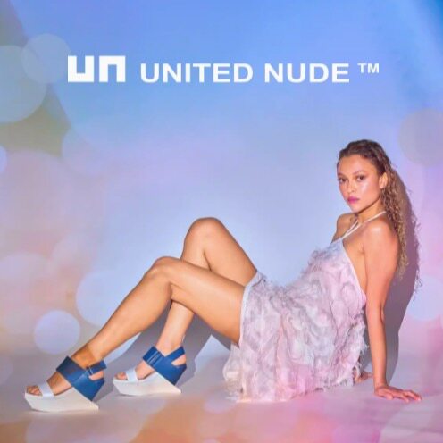 UN UNITEDNUDE2025春夏新DeltaWedgeSandal女士坡跟凉鞋异形跟鞋