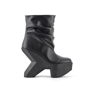 UNunitednude25秋冬新Boulder Boot厚底圆头短靴高跟靴子 Slouch