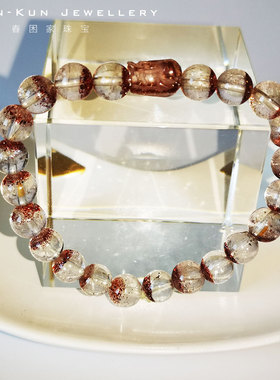 天然骨干水晶貔貅手链