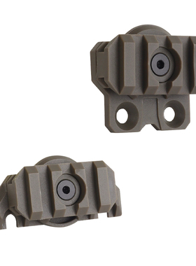 WENDY温迪头盔M-LOK导轨 360度旋转战术灯手电扩容拓展配件适配器