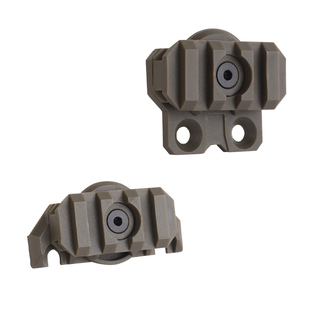 WENDY温迪头盔M-LOK导轨 360度旋转战术灯手电扩容拓展配件适配器