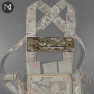 陌歌 适配海狸规格战术胸挂拓展扩容配件 胸挂背带MOLLE扩展板