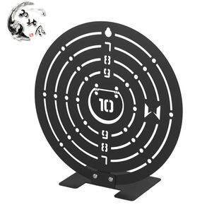 运动户外圆形专业训练射击靶耐用软弹枪靶水弹金属练习靶影视道具