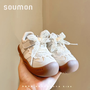 儿童运动鞋软底学步鞋防滑宝宝鞋女童户外休闲阿甘鞋小童平底板鞋