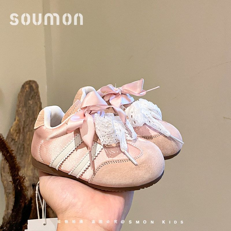 女童运动鞋2026春秋新款儿童板鞋软底防滑阿甘鞋宝宝低帮休闲鞋