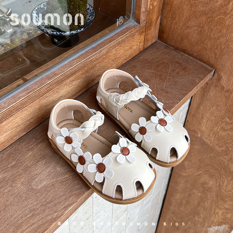 书萌女童凉鞋2026夏季新款小女孩1-3-5岁2儿童公主鞋软底女宝宝鞋