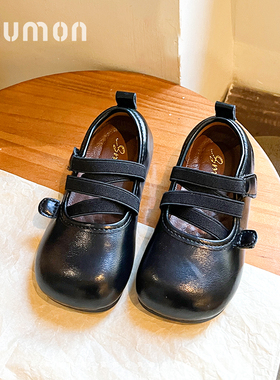 书萌女童皮鞋2026新款儿童公主鞋小女孩黑色单鞋春秋女宝宝演出鞋