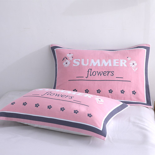 枕头巾六层防滑不脱落家用欧式