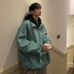 2025秋装新款 港风百搭纯色夹克男士宽松版外套 M231/P60 78图片