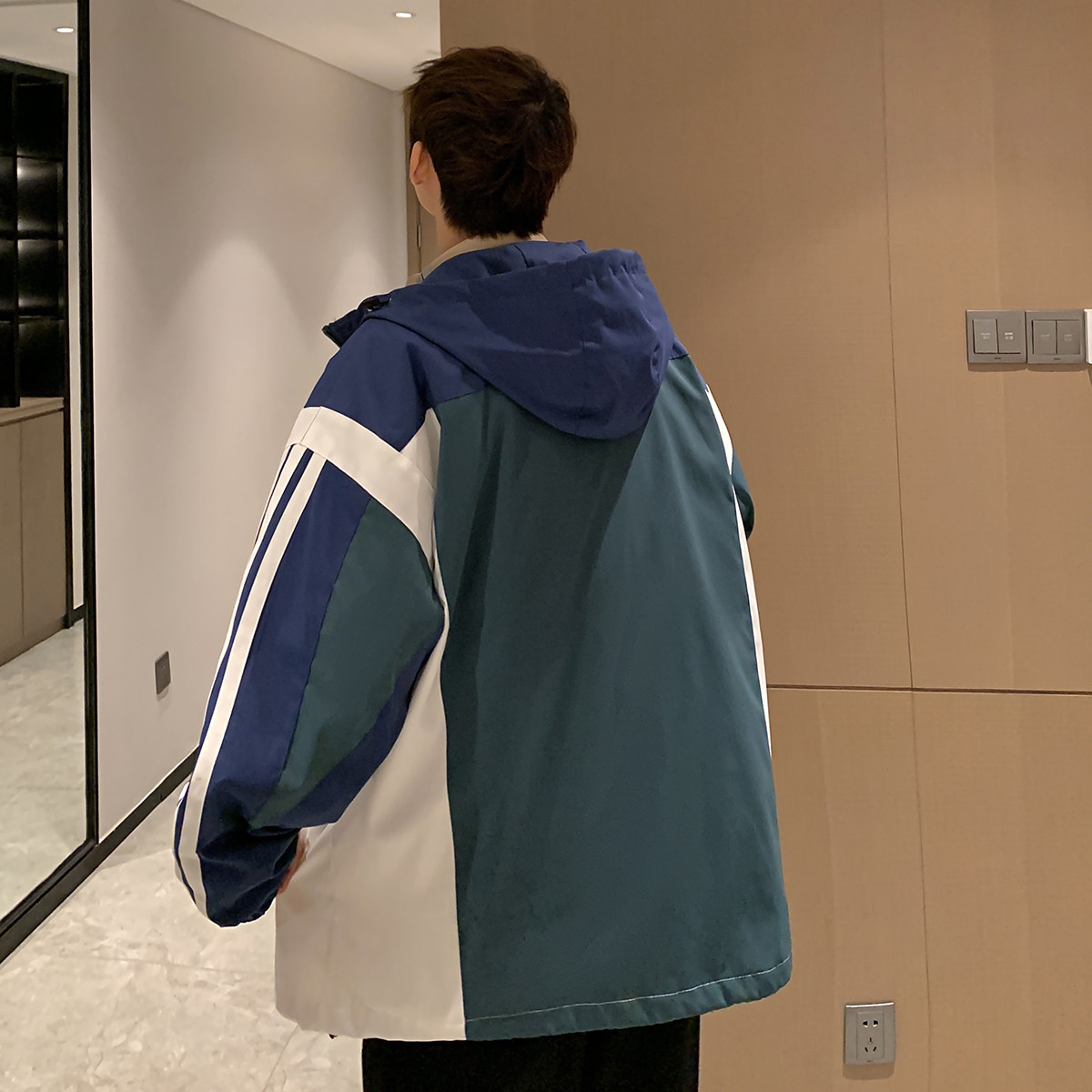 2025秋装新款港风潮流百搭款连帽夹克男外套M526/P108128,男装夹克,电商A146