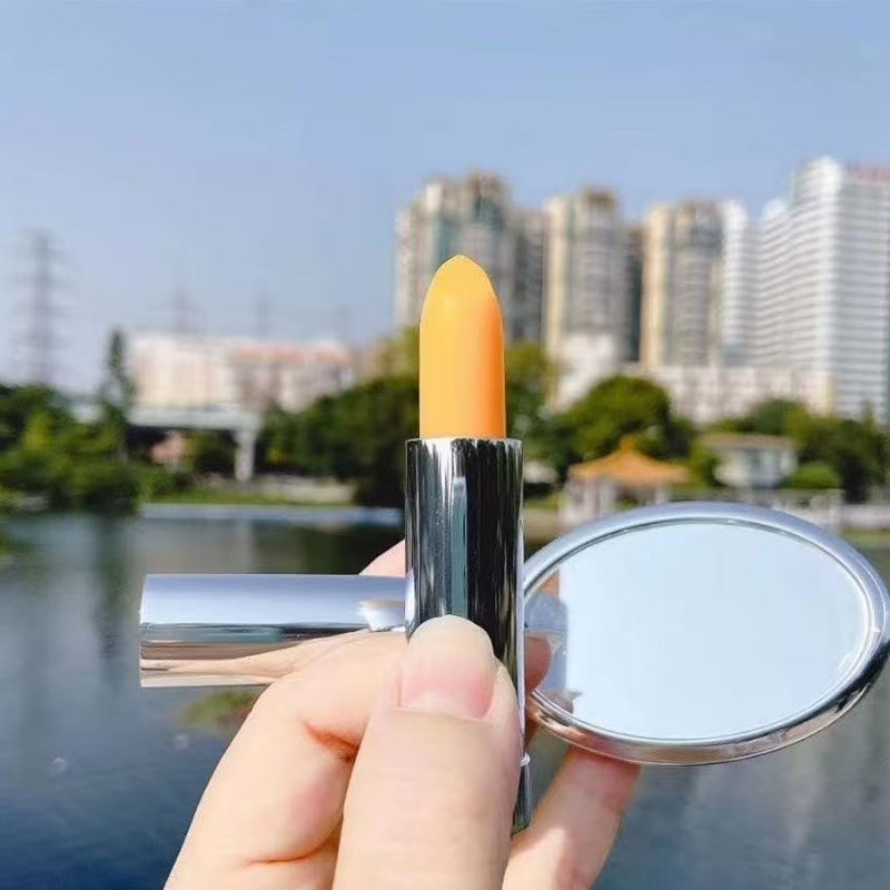 玫瑰温变唇膏千人千色精油润唇膏